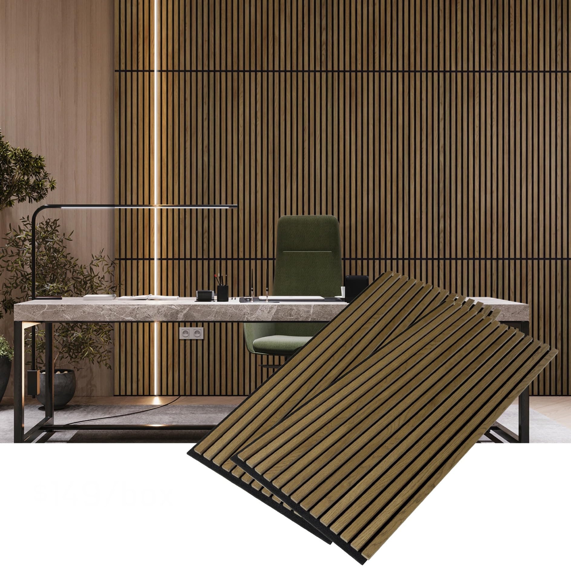 Amazon.com: Woody Walls Acoustic Wood Wall Panels for Interior